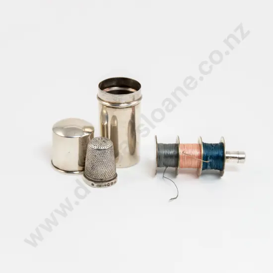 Edwardian S/S Pocket Canister Sewing Etui