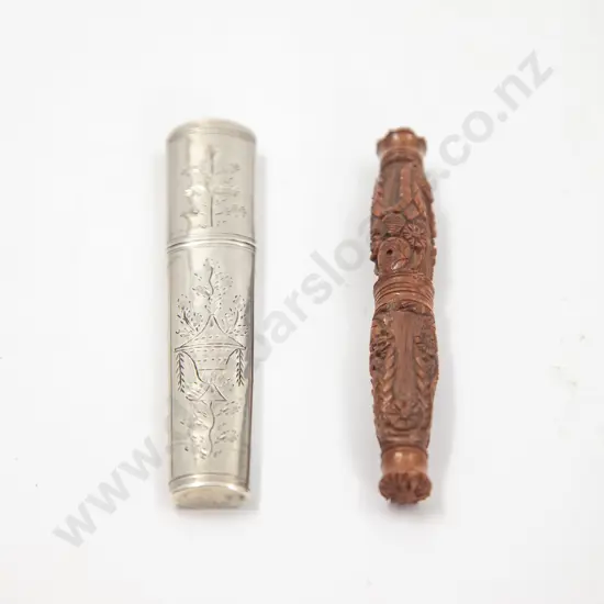 Large C19th S/S Needle Case