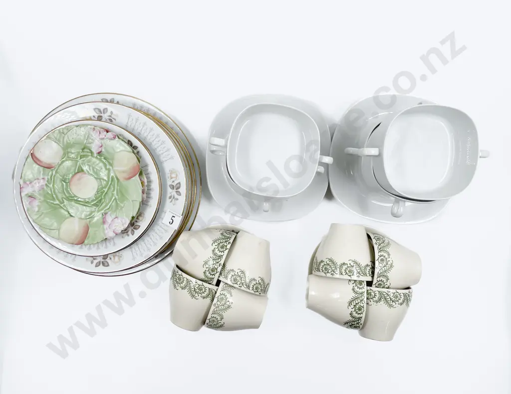 Kelston Potteries Cups & Saucers together with Assorted Fancy China Image 1++