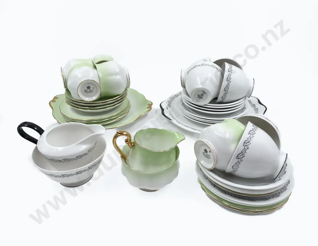 Two Part Fancy China Teasets Image 1++