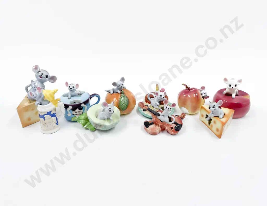 1950's Japanese Mouse Ornaments Image 1++