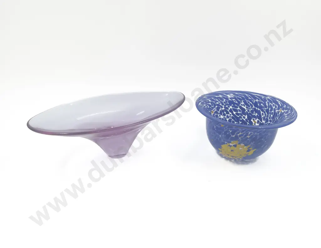Two Pieces of Art Glass Image 1++