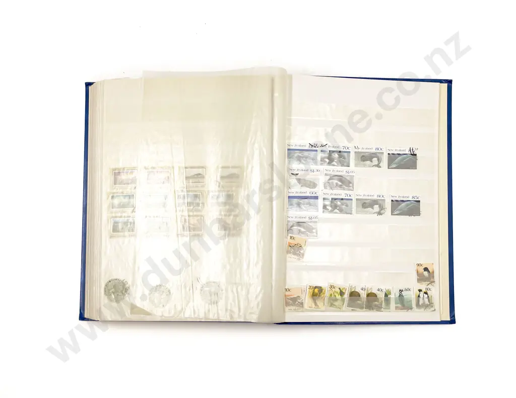 Stock Book Album Mainly NZ Decimal Stamps Image 1++