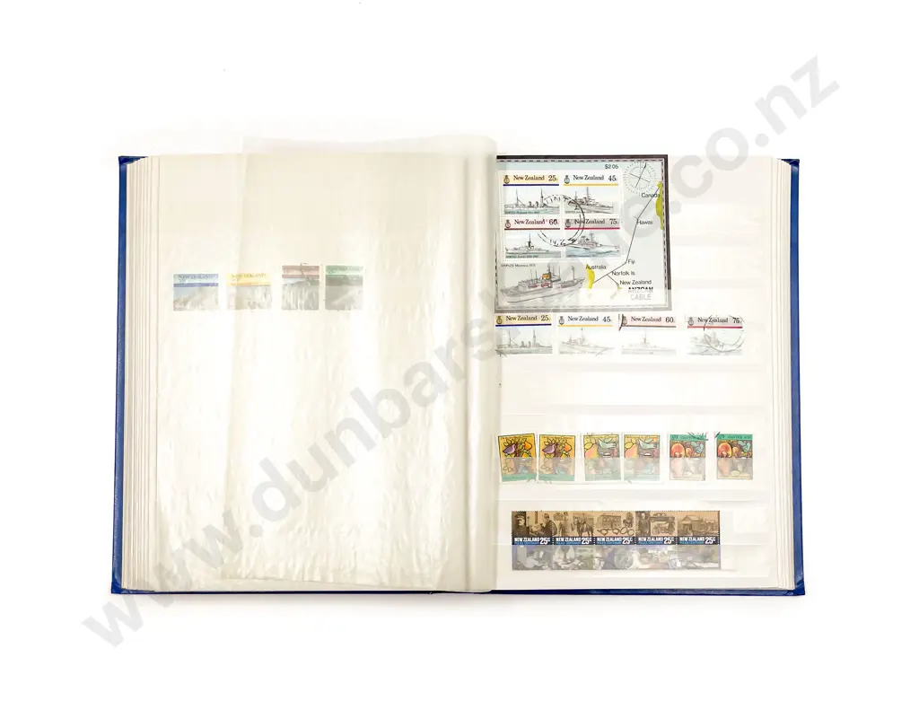 Stock Book Album Mainly NZ Decimal Stamps Image 1++