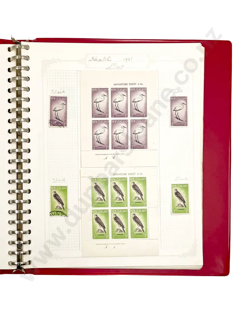 Album Mainly NZ Pre-Decimal Health Stamps Image 1++