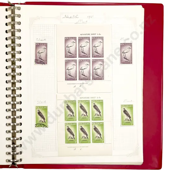 Album Mainly NZ Pre-Decimal Health Stamps