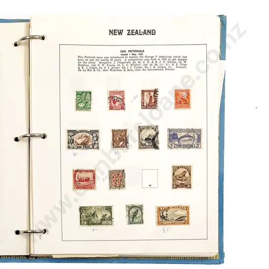 Premier Album Partly Filled NZ Stamps and Stock Book Album (few stamps)