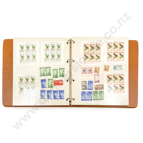 Two Stock Book Albums NZ Stamps