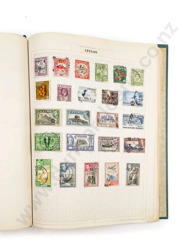 Two Vintage Pacific Island Stamp Albums Image 1++