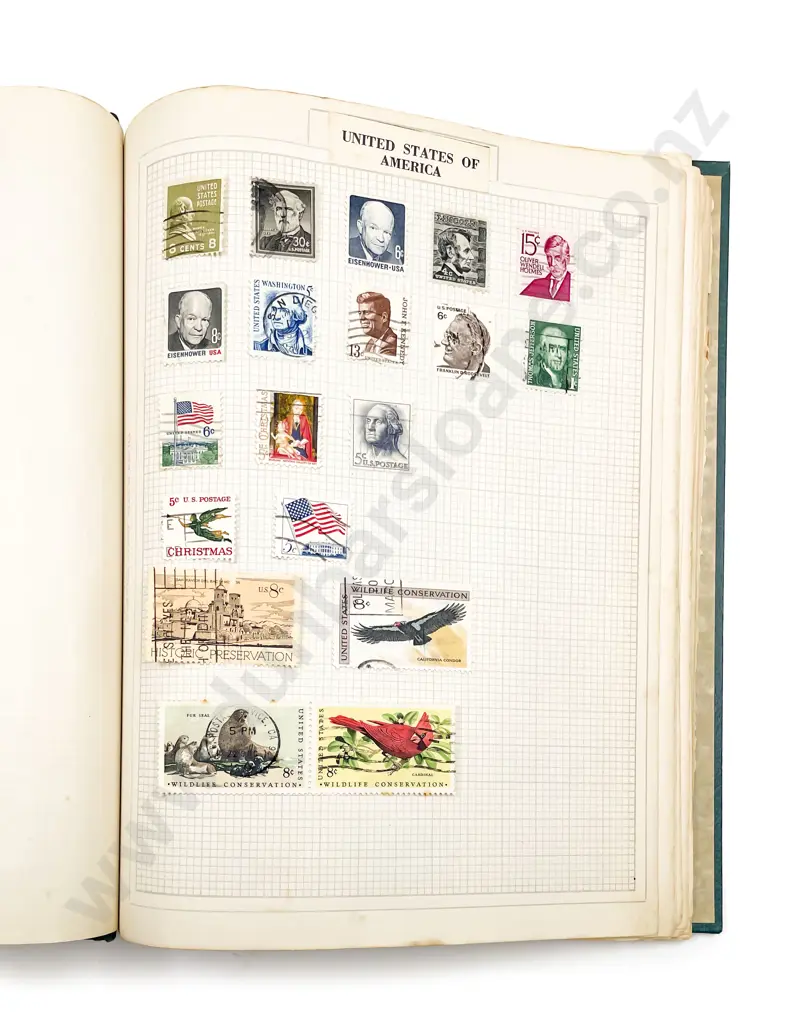 Two Vintage Pacific Island Stamp Albums Image 1++