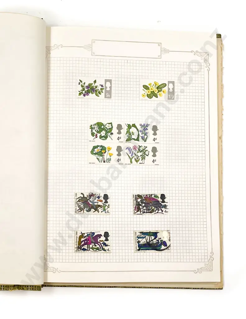 Two Vintage UK and World Stamp Albums Image 1++