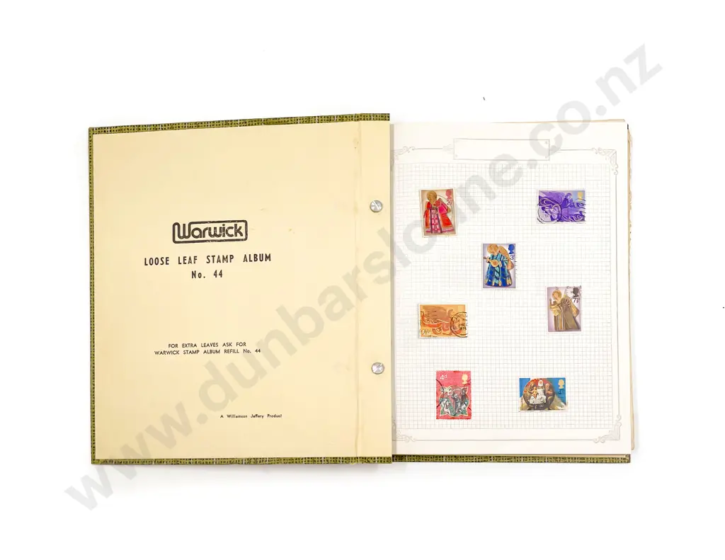 Two Vintage UK and World Stamp Albums Image 1++