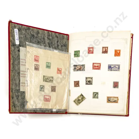 Vintage NZ and Australian Stamp Album
