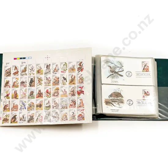Album USA Wildlife Stamps and Space