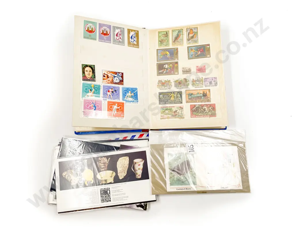 Stock Book Album World Stamps and UK FDC's Image 1++