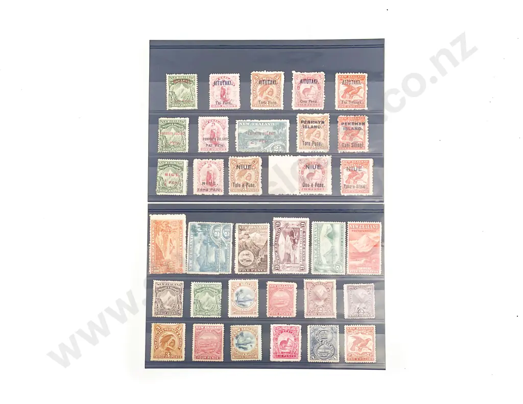NZ 1898 Pictorials and Officials unused Image 1++