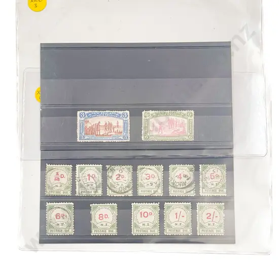 NZ 1906 CC Exhibition unused with Life Insurance and Postage Due