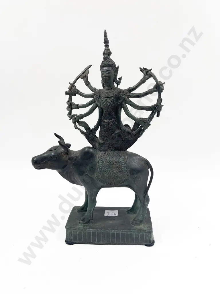 Bronze Indian Diety Figure Image 1++