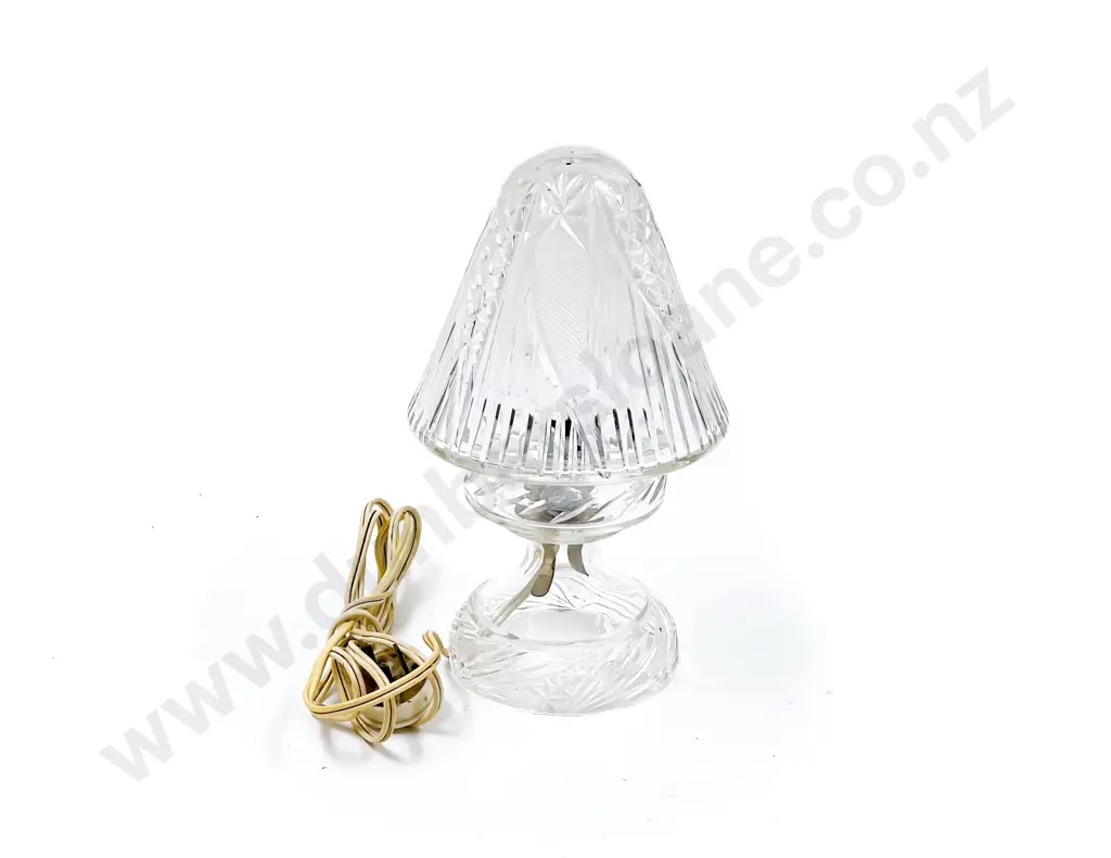 Crystal Table Lamp & Shade Image 1++