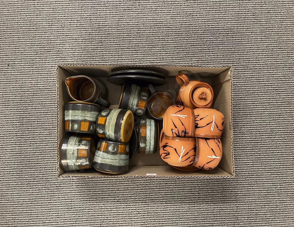 Two Pottery Part Coffee Sets Image 1++