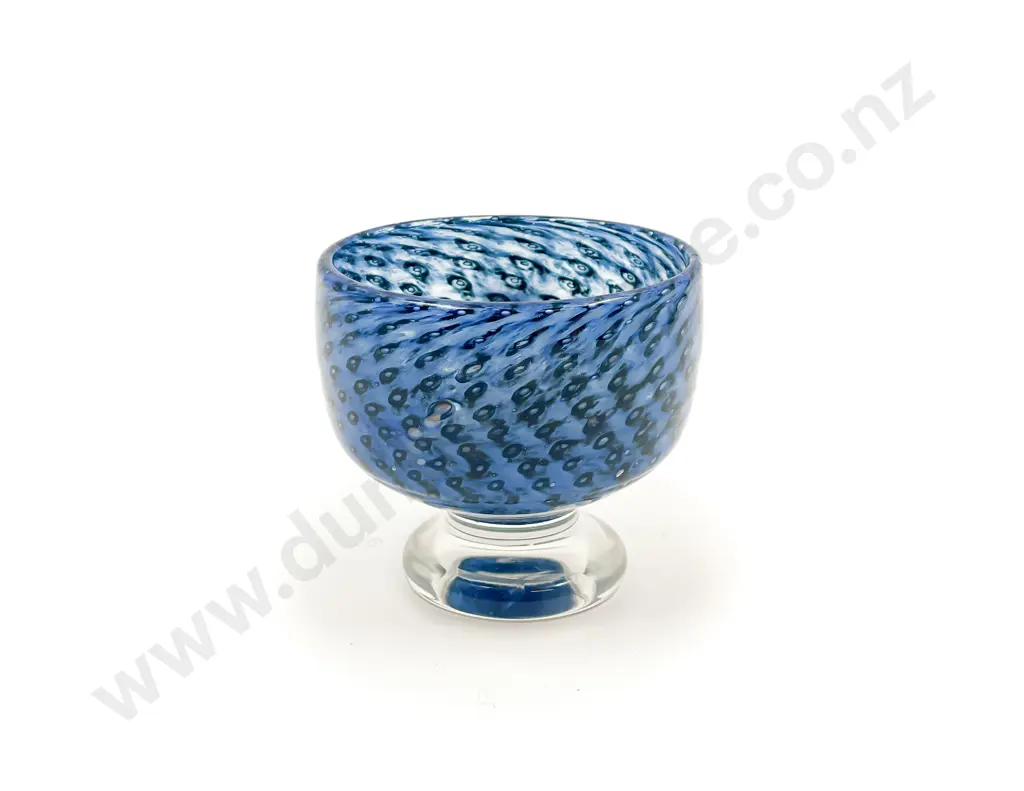 Art Glass Pedestal Bowl Image 1++