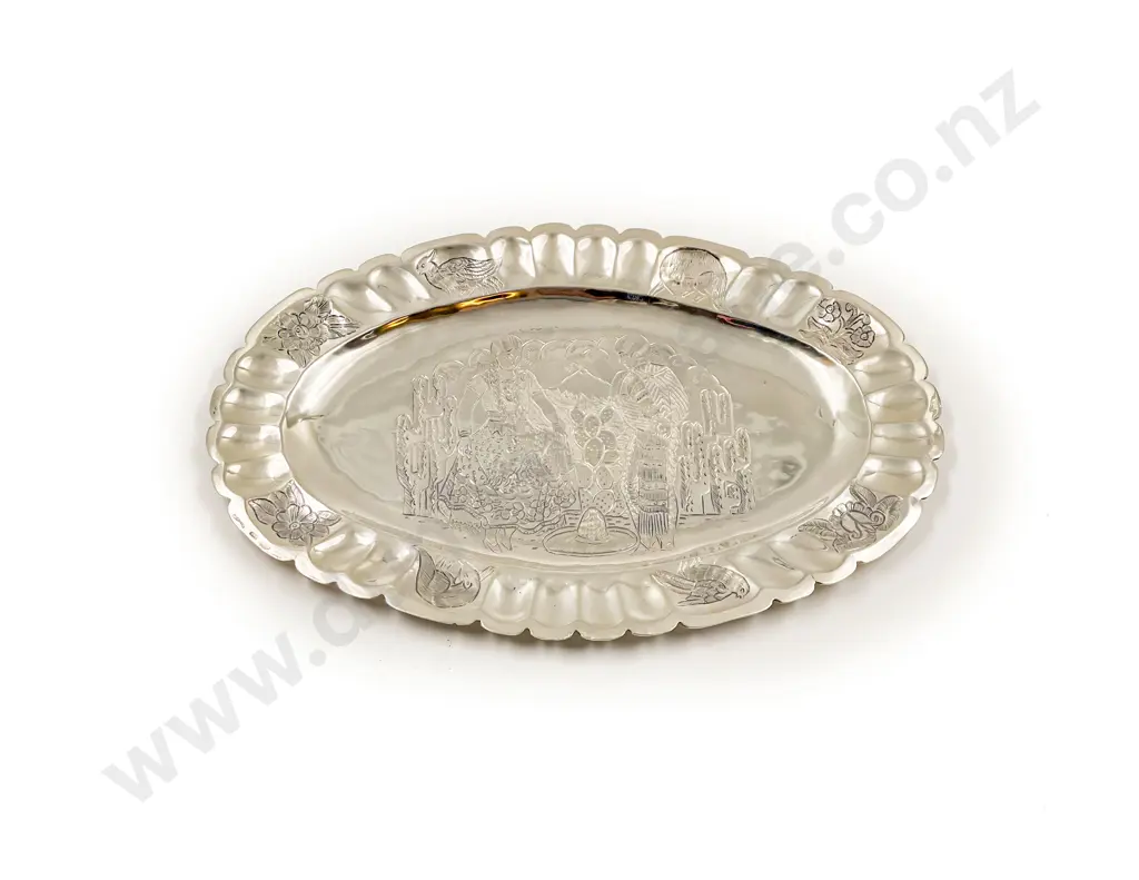 Mexican .925 Silver Dish Image 1++