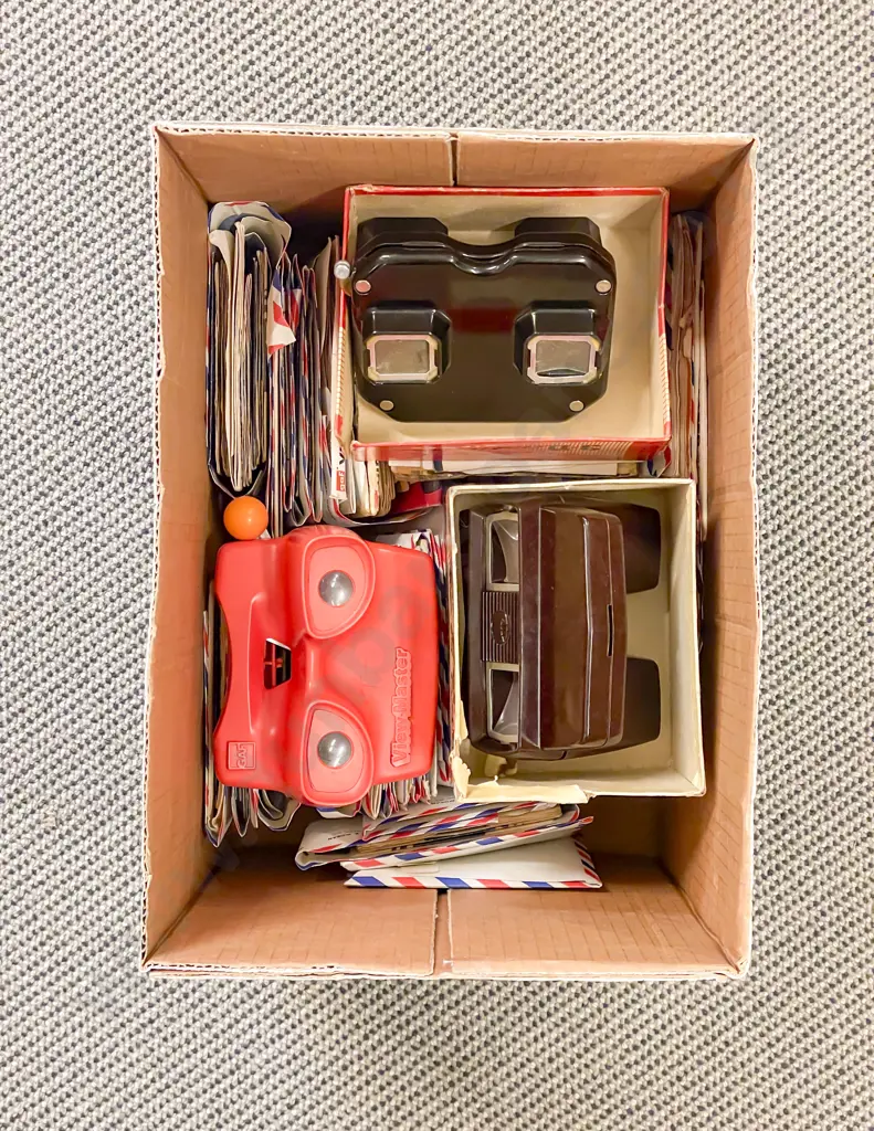 Three Vintage Viewmasters & Assorted Reels Image 1++