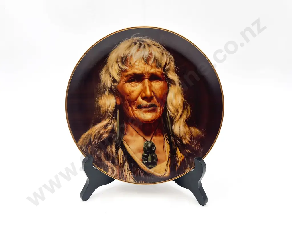 Set of Six Temuka Charles F. Goldie Plates Image 1++