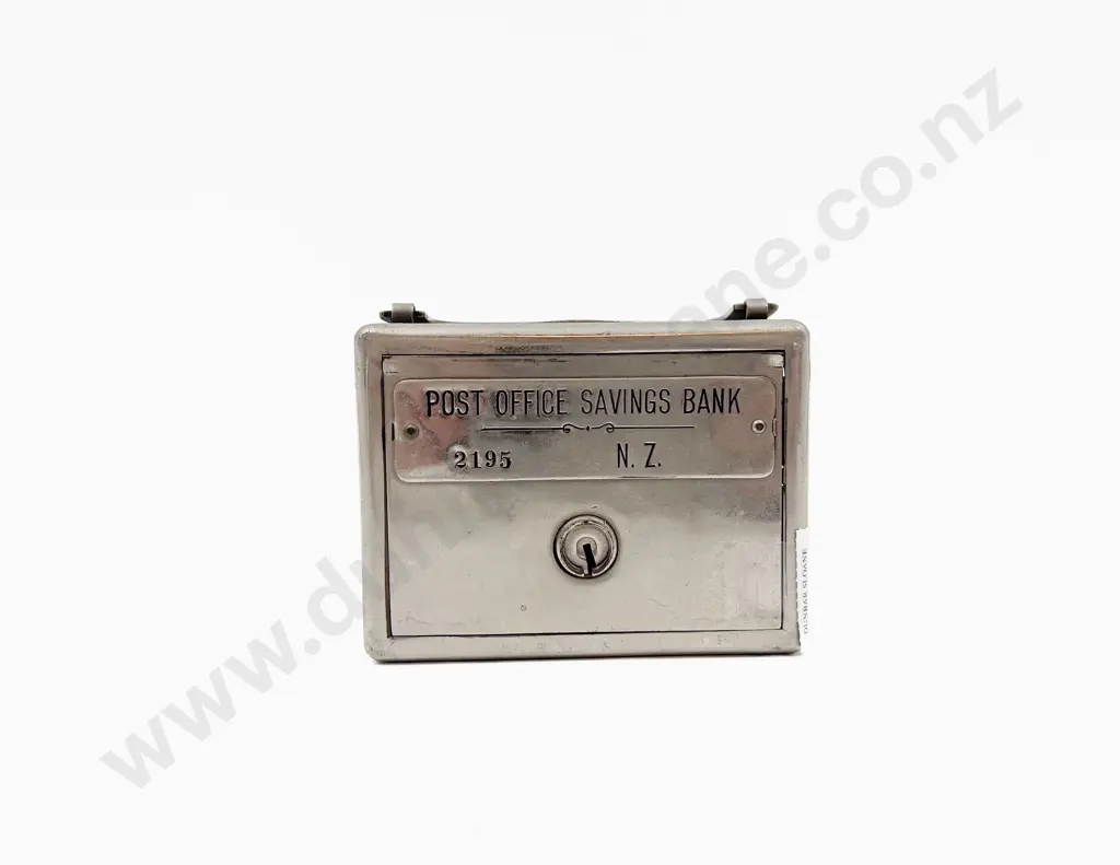 Vintage NZ Post Office Savings Bank Money Box Image 1++