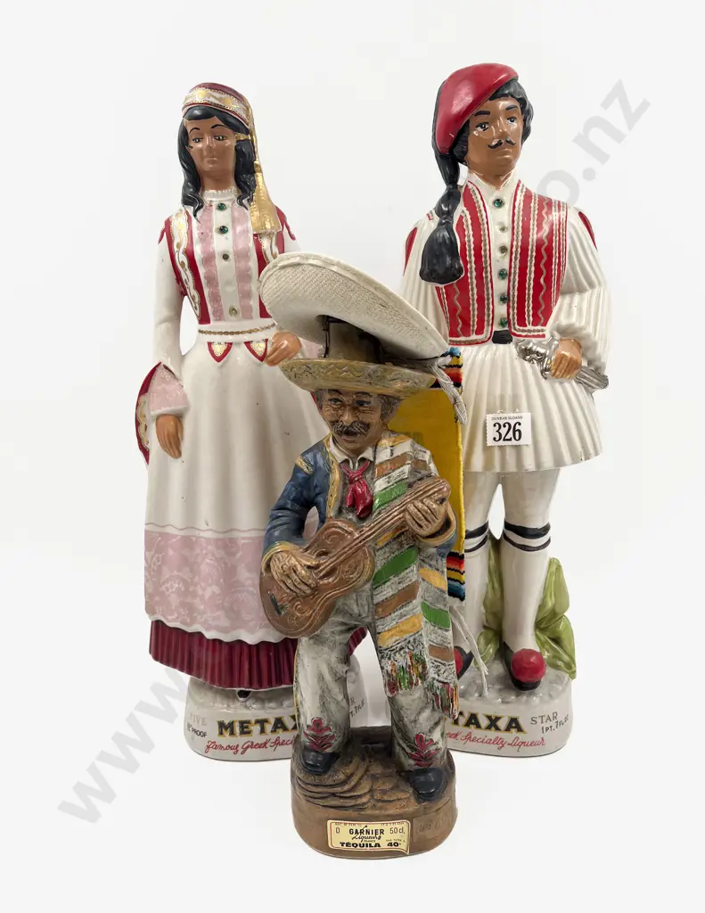 Three Novelty Figural Decanters Image 1++