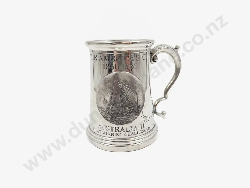 America's Cup Commemorative Pewter Tankard Image 1++