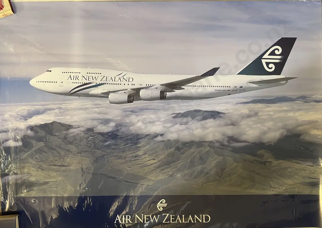 Quantity of Assorted Air New Zealand Posters etc Image 1++