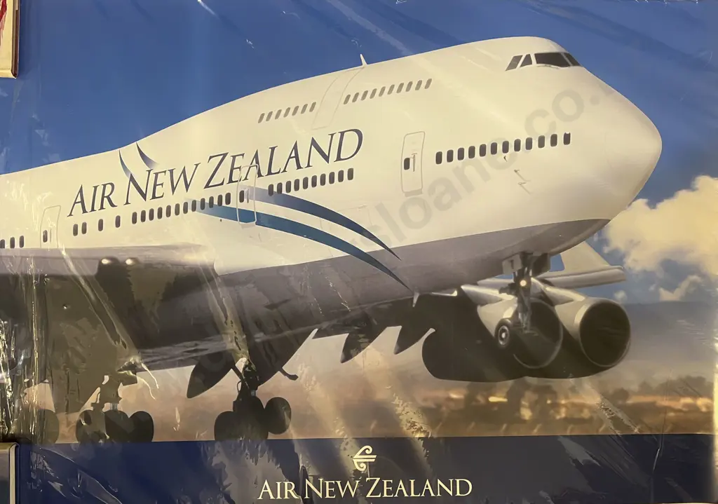 Quantity of Assorted Air New Zealand Posters etc Image 1++