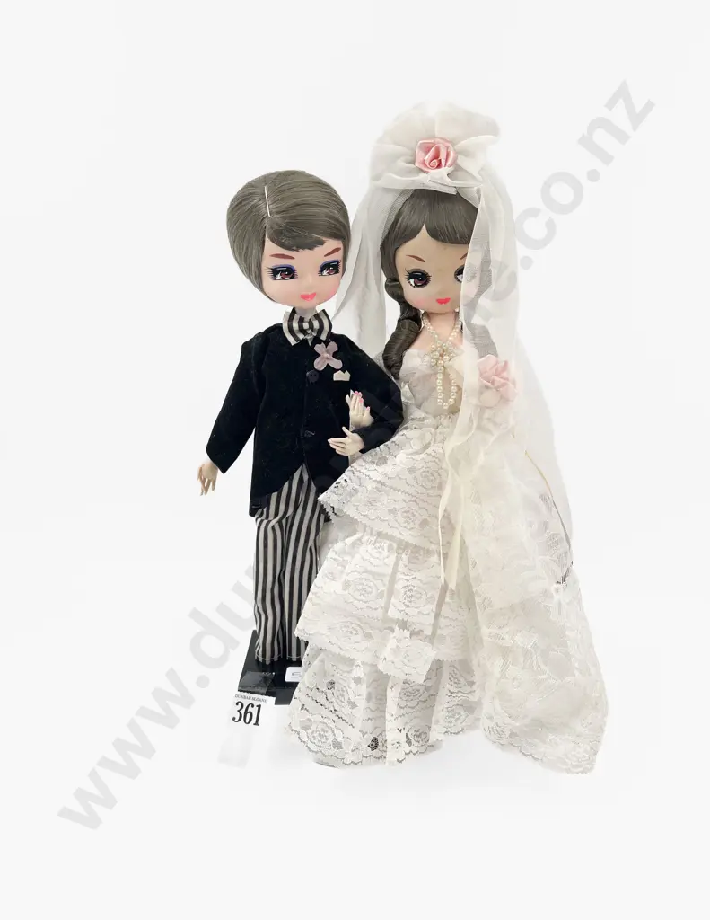 1960's Musical Wedding Couple Image 1++