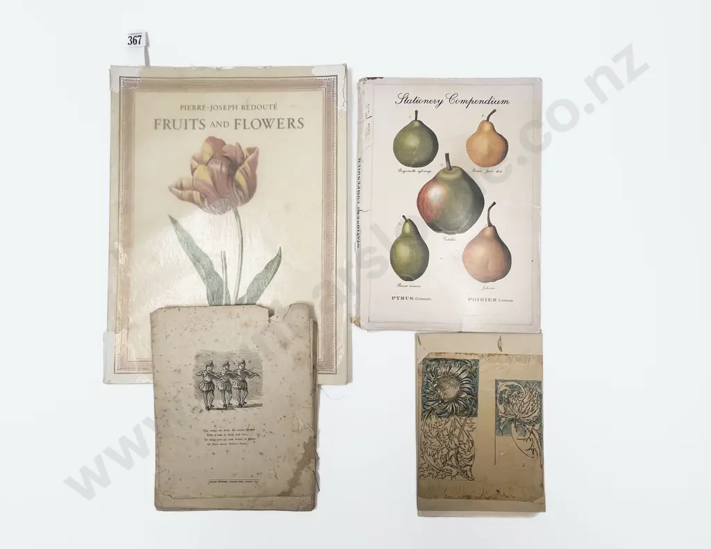 Pierre-Joseph Redoute - Fruits & Flowers together with Assorted Image 1++