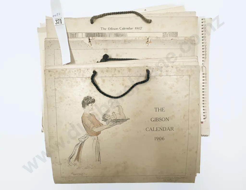 Quantity of Assorted Vintage "The Gibson Calendars" & Others Image 1++