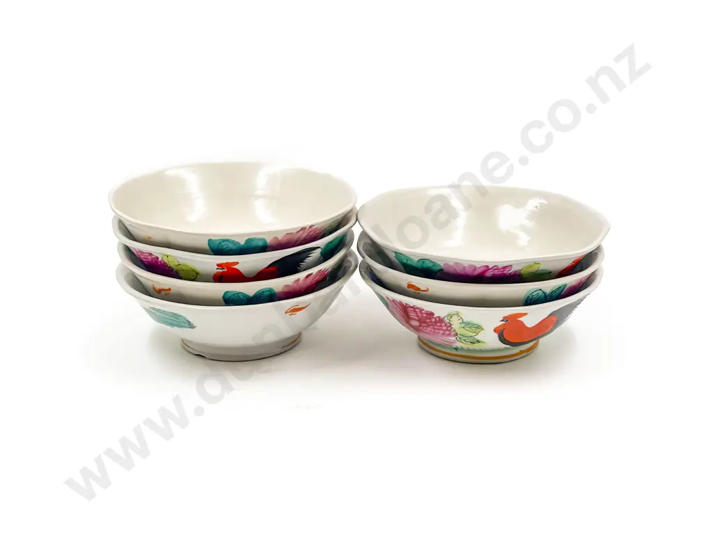 Seven Hand Painted Bowls Image 1++