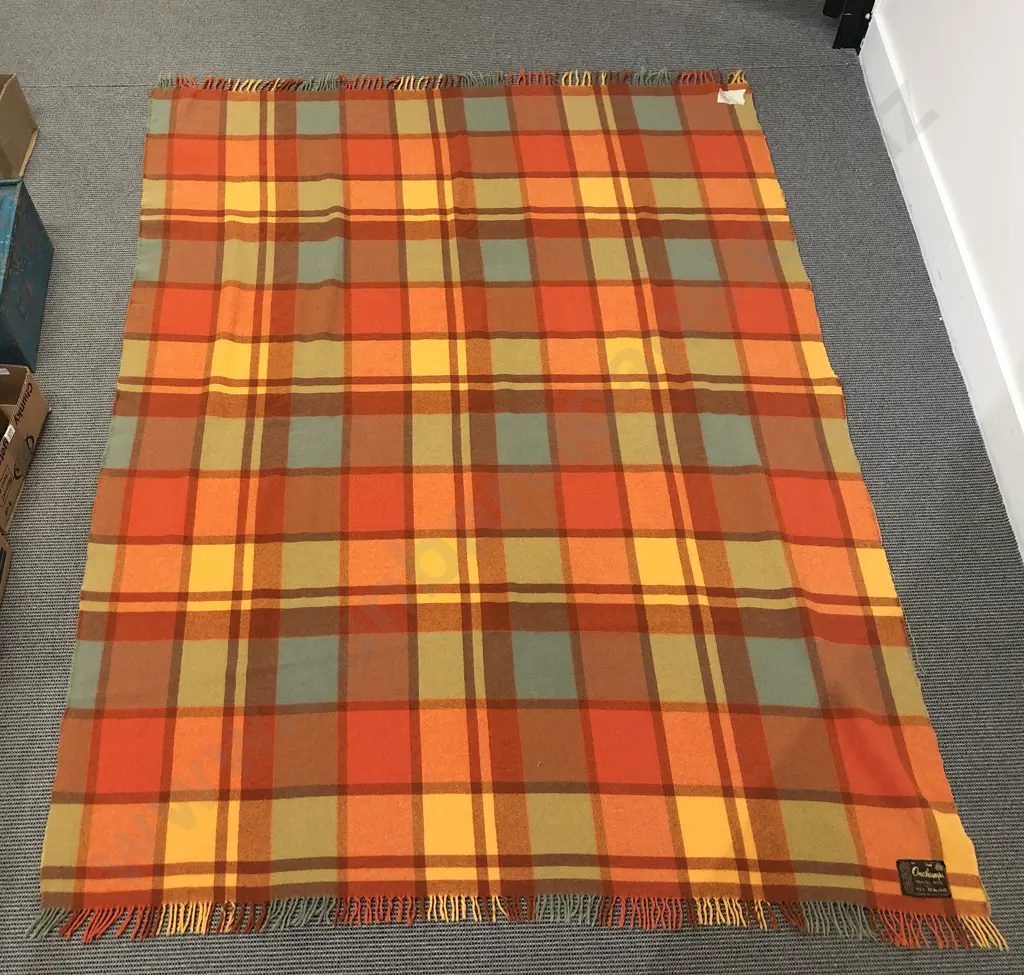 Vintage Onehunga Travel Blanket Image 1++