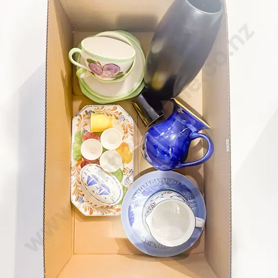 Two Boxes of Assorted Fancy China etc