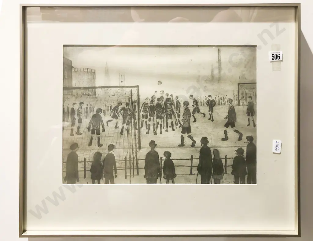 L.S. Lowry Ltd Ed Print "The Football Match" Image 1++