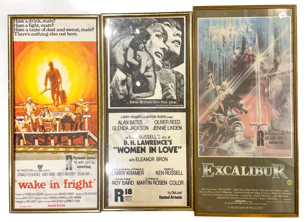 Seven Assorted Framed Posters Image 1++