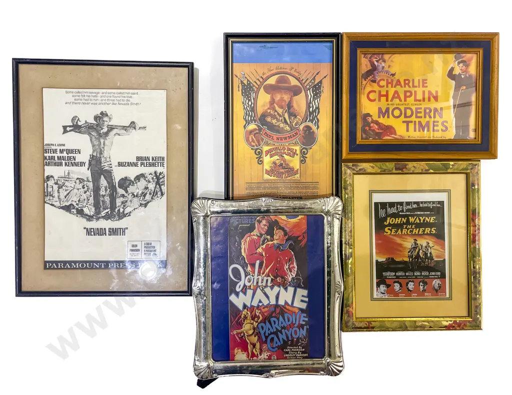 Eight Assorted Framed Posters Image 1++