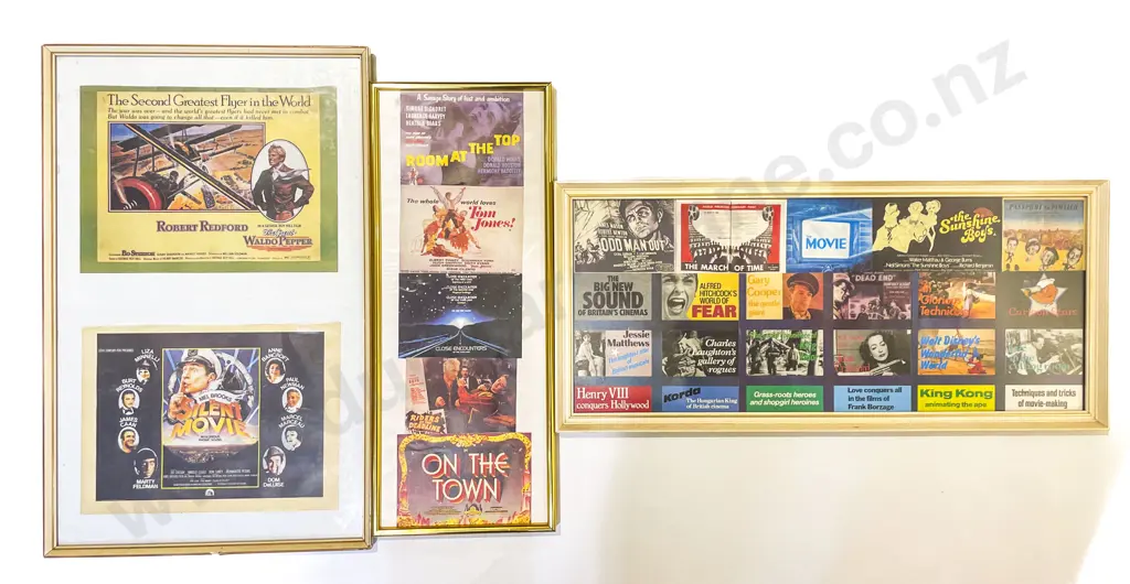 Six Assorted Framed Posters Image 1++