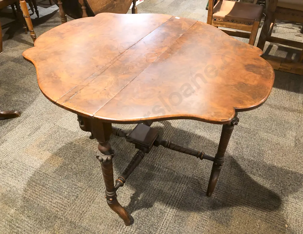 Antique Drop Side Table Image 1++