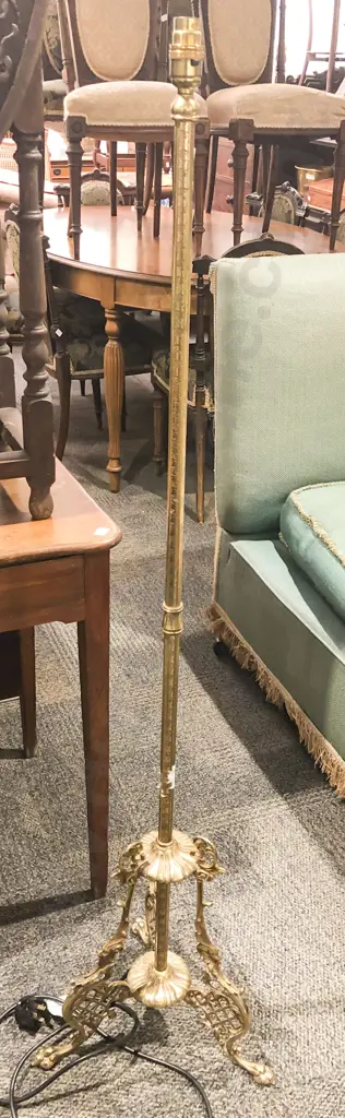 Brass Standard Lamp Image 1++