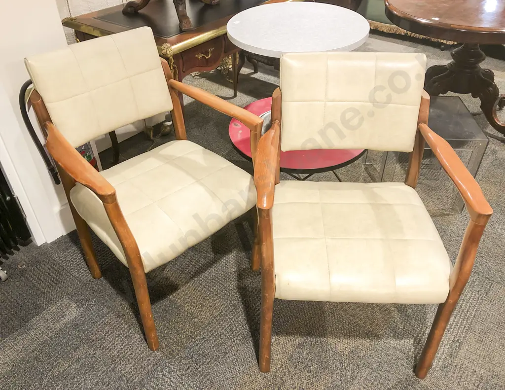 Pair of Mid Century Carver Dining Chairs Image 1++