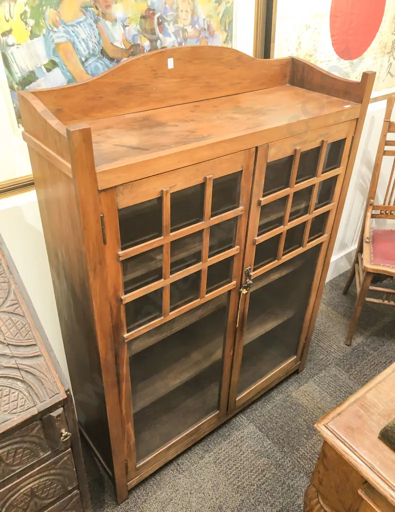 Slender Arts & Crafts China Cabinet Image 1++