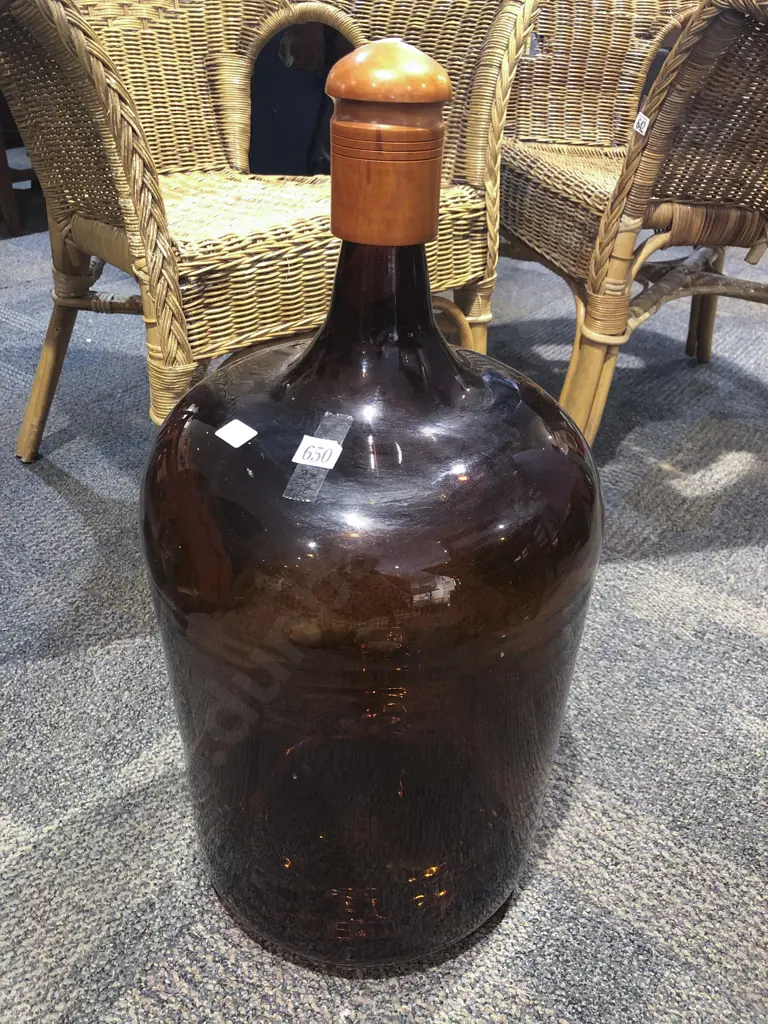 Amber Glass Carboy Image 1++