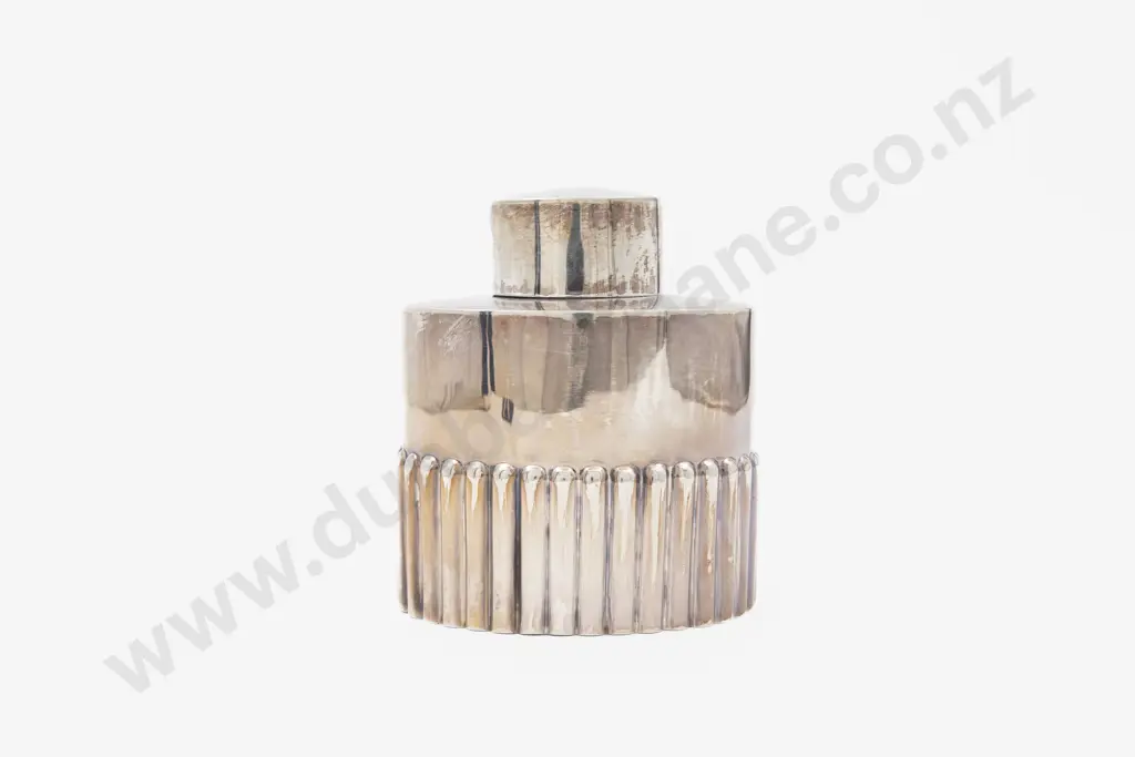Vict S/S Tea Caddy Image 1++