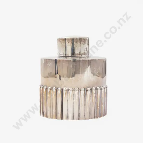 Vict S/S Tea Caddy
